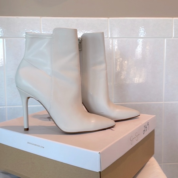 Jessica Simpson Shoes - Jessica Simpson JS-Larette Off White Boots, size 8